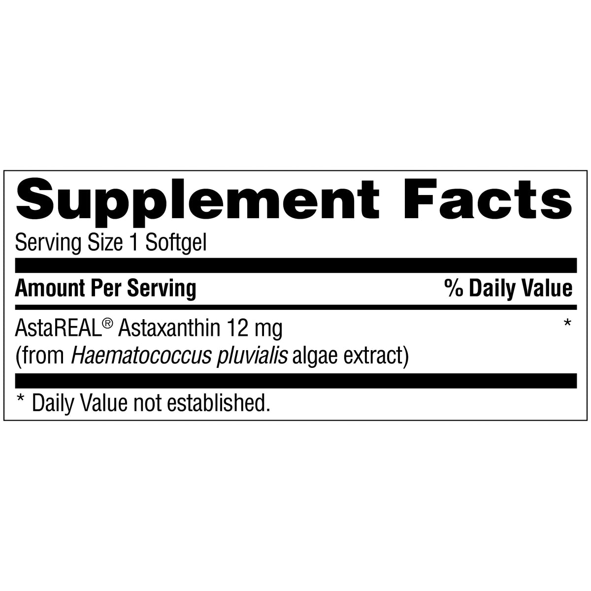 trunature Astaxanthin 12 mg, 120 Softgels