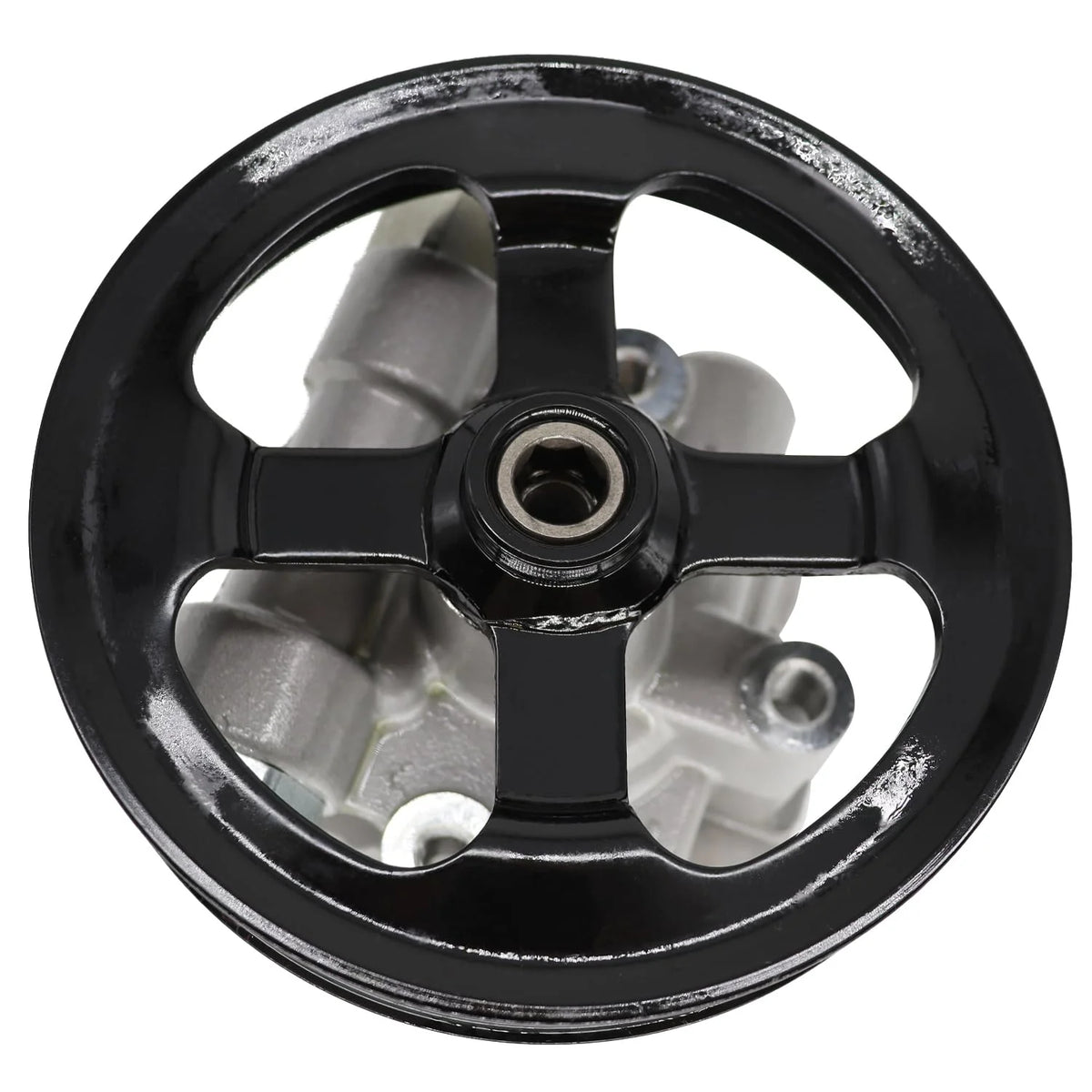 Detroit Axle - Steering Pump for 2007-2017 Jeep Patriot Compass Dodge Caliber Power Steering Pump w/Pulley 2008 2009 2010 2011 2012 2013 2014 2015 2016 Replacement 96-2401
