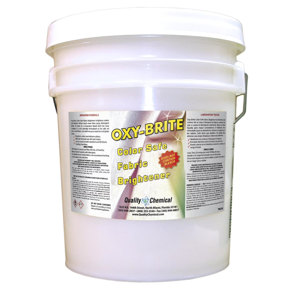 Oxy-Brite - Colorsafe Commercial Oxygen Bleach-No Chlorine - 5 gallon pail