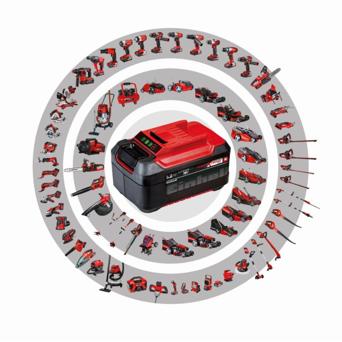 Einhell TE-CD 18/2 Li 18-Volt Power X-Change Cordless Drill Workshop Power Tool Kit, 3/8-Inch, W/ 1.5-Ah Battery