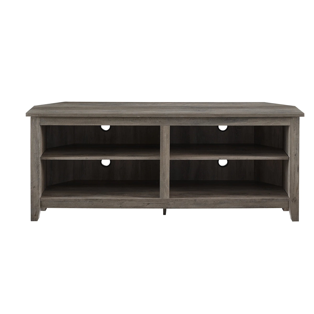 Walker Edison Corner TV Stand Console for TVs up to 64" - Black
