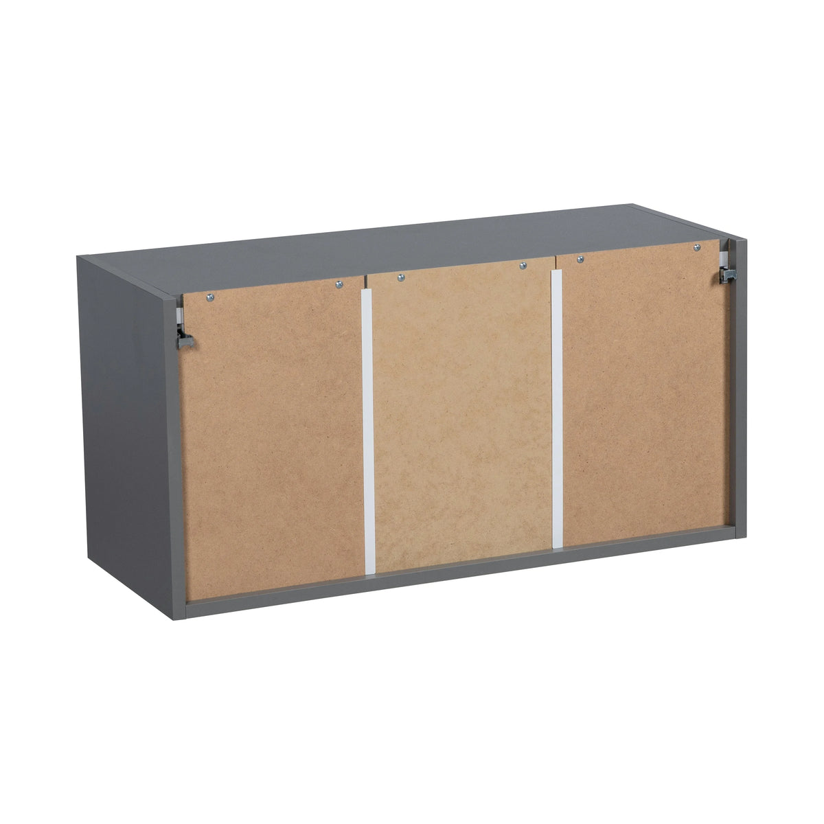 24" x 18" Wall Cabinet-Double Door-with Black Matte door
