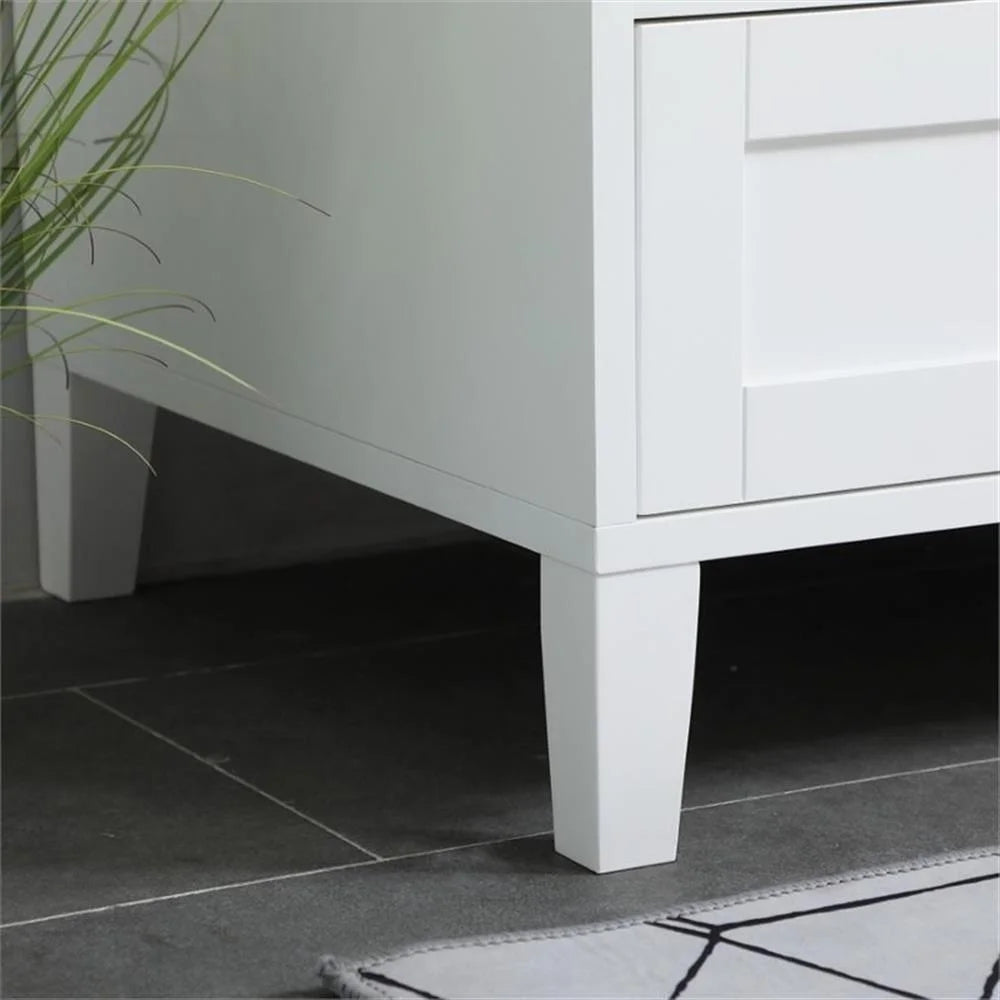 Elegant Decor Sommerville 36" Single Quartz Top Bathroom Vanity in Gray