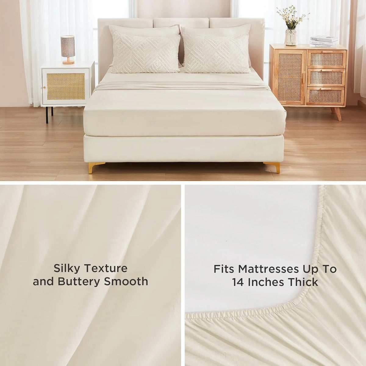 Queen Comforter Set 7 Piece Dark Emerald Green - Bed in a Bag Queen Boho Lightweight Fluffy Tufted Bedding Sets with Comforter, Sheets, Pillowcases & Shams