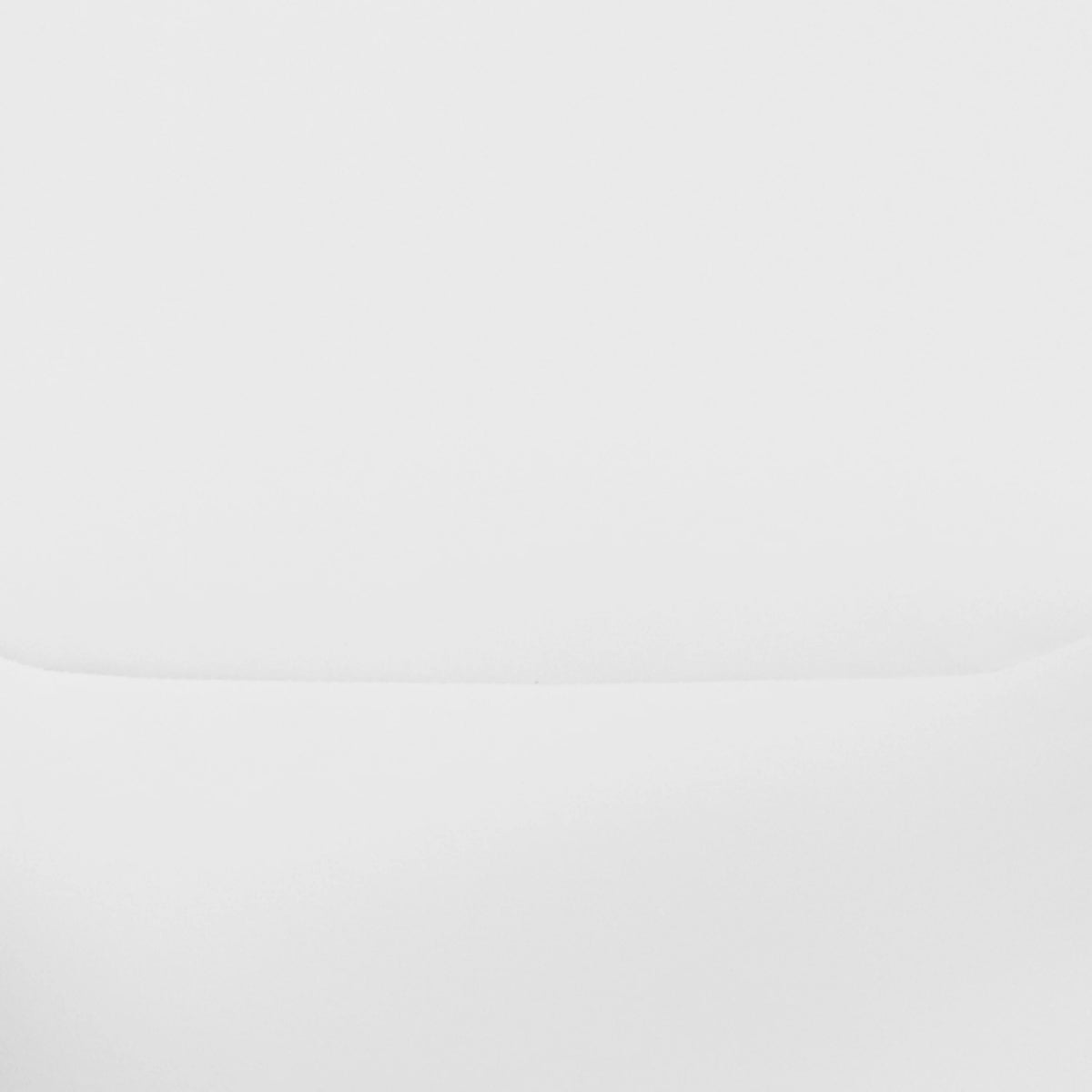 Emma + Oliver High Back Designer White LeatherSoft Smooth Swivel Office Chair with Arms