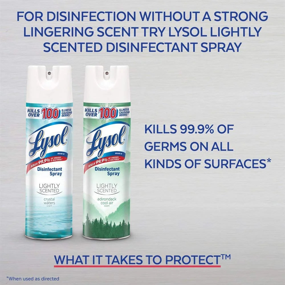 Lysol 19 oz. Crisp Linen Disinfectant Spray (12-Pack)