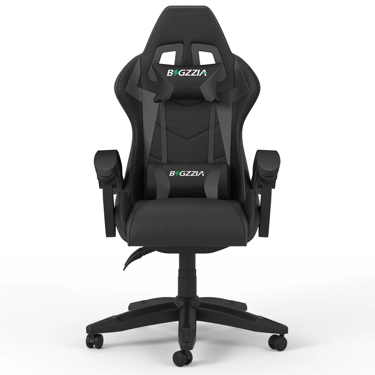 Bigzzia Gaming Chair with Footrest, Gaming Chair for Adult with Headrest and Lumbar Support,Red