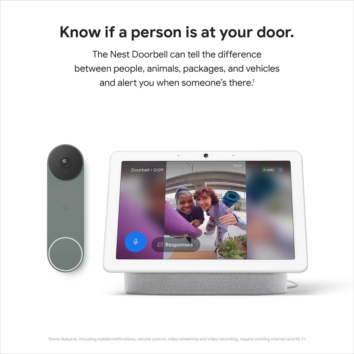 Google Nest Doorbell (Battery) (Linen)