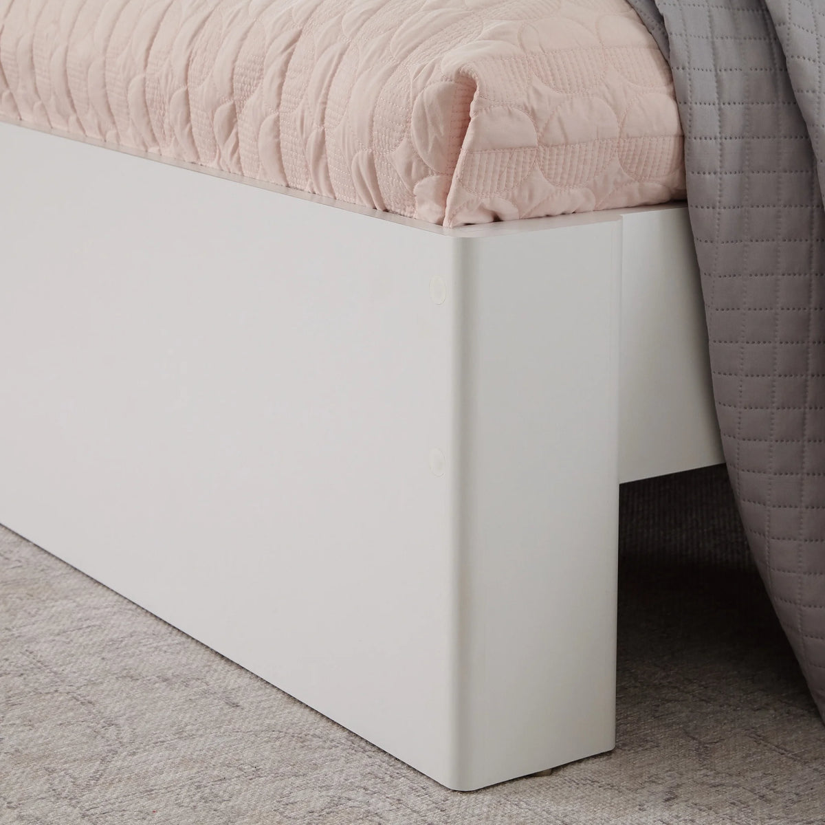 Mainstays Storybook Mates Bed, Soft White Finish