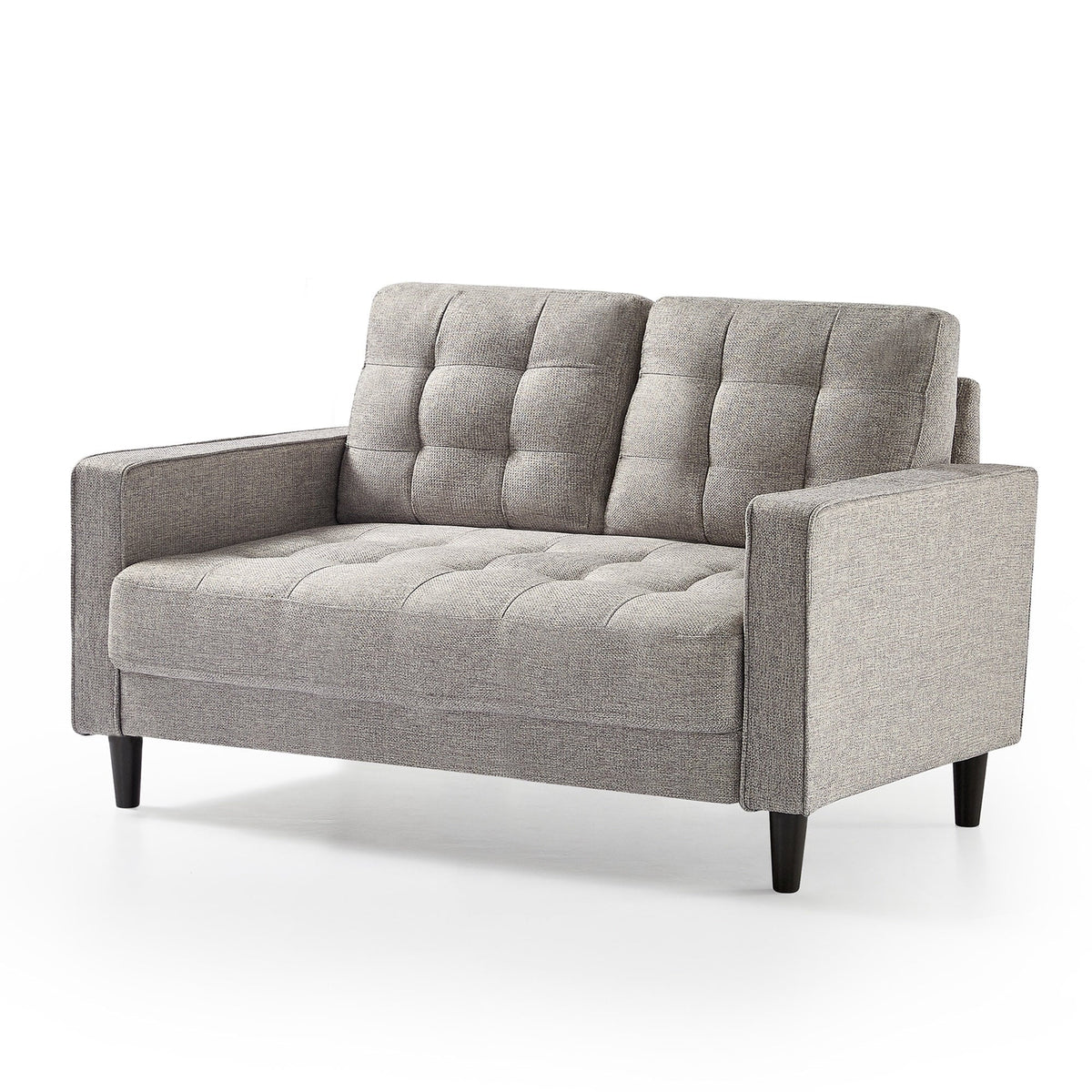 Zinus Benton 2-Seater Loveseat, Soft Grey