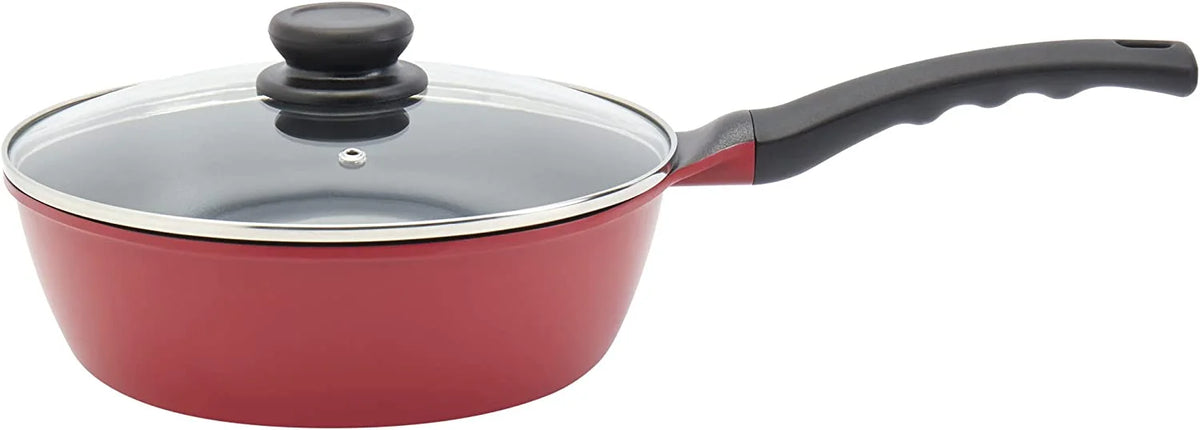 Philippe Richard Red 8PC Lite Cast Aluminum Cookware Set