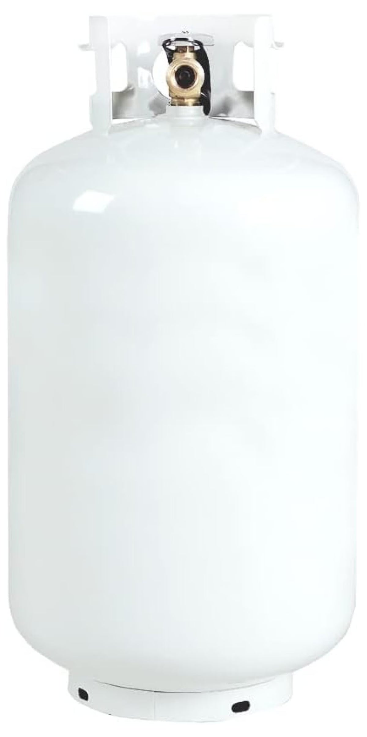 New 30 lb. Steel Propane/LP Cylinder with OPD White 30LBLPG