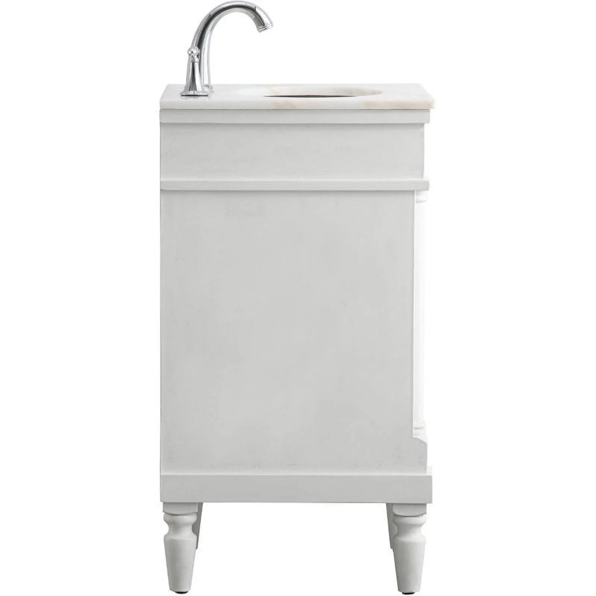18.5 inch single bathroom vanity in blue