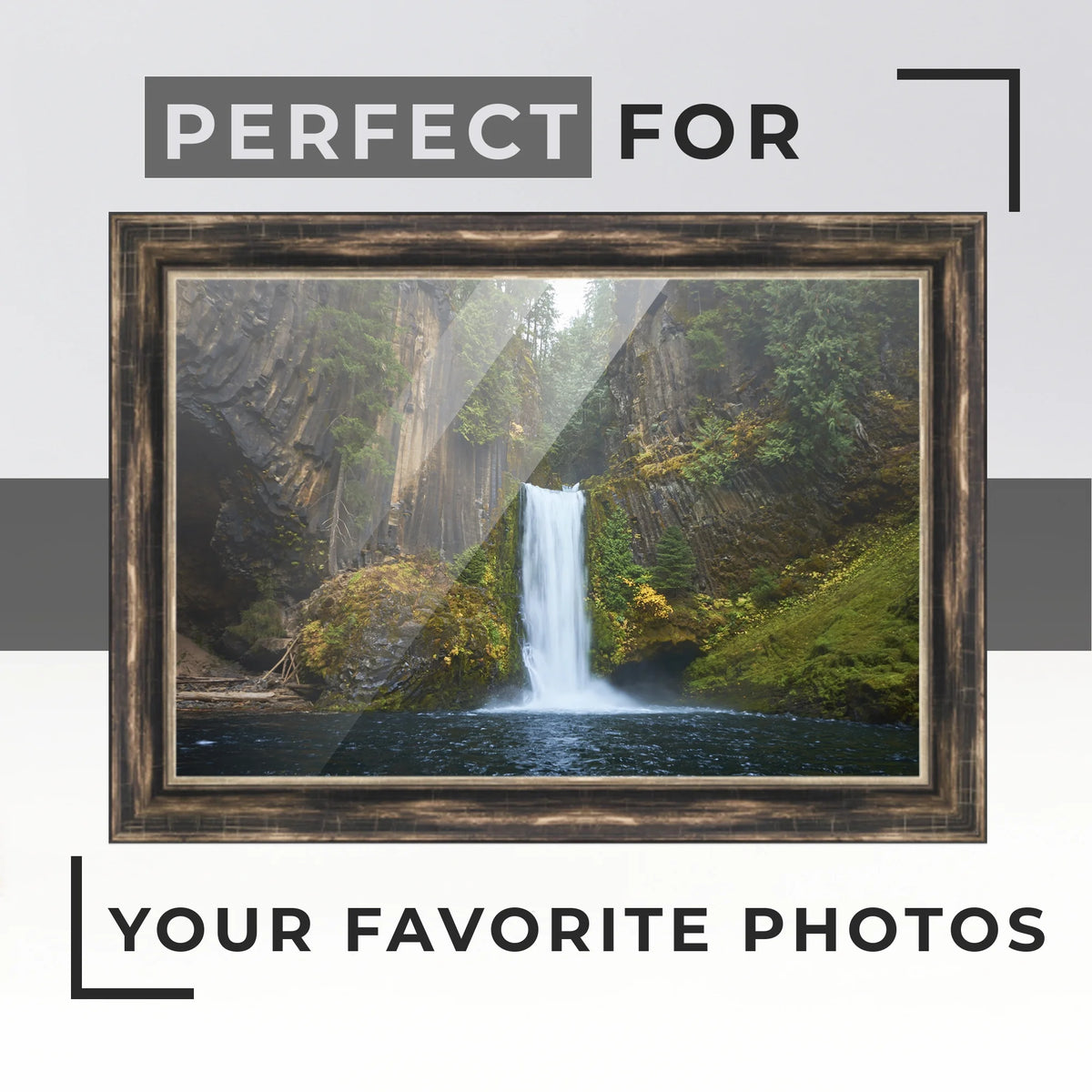 20x48 Frame Black Passaggi Solid Wood Picture Frame Width 1.5 Inches | Interior Depth 0.5 Inches |