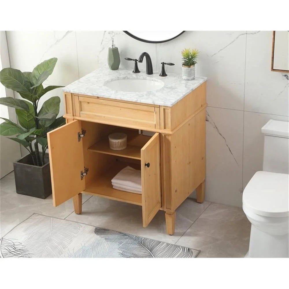 Elegant Kitchen and Bath 30 inch Single bathroom vanity in Grey