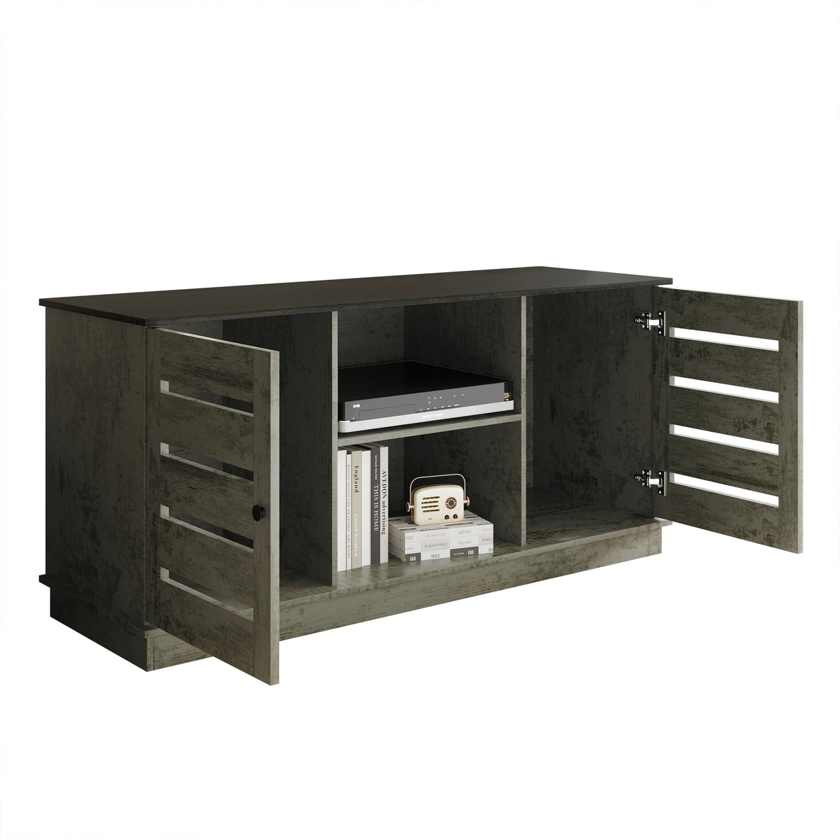 Castle Place Vintage TV Stand Console for TVs up to 50", Blue