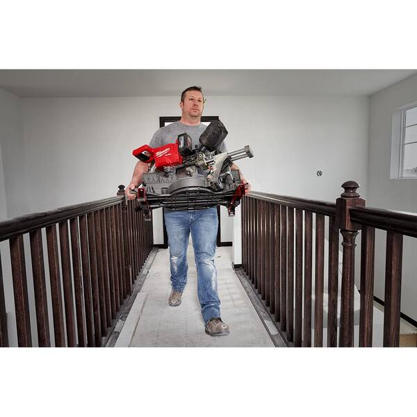 M18 FUEL 18V Lithium-Ion Brushless 12 in. Cordless Dual Bevel Sliding Compound Miter Saw with 8-1/4 in. Table Saw
