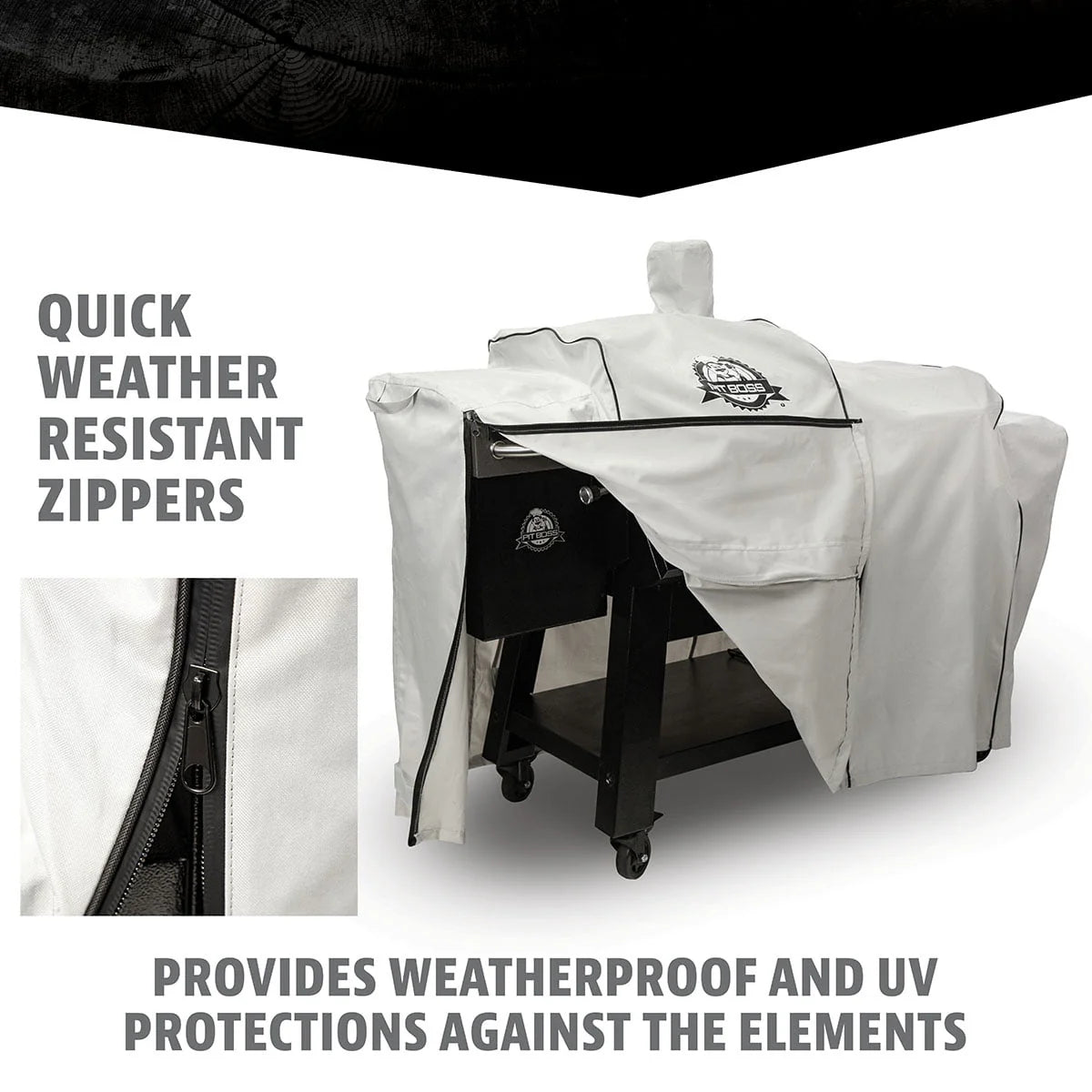 Pit Boss Platinum KC Combo Grill Cover, Fits KC Combo Platinum Grill