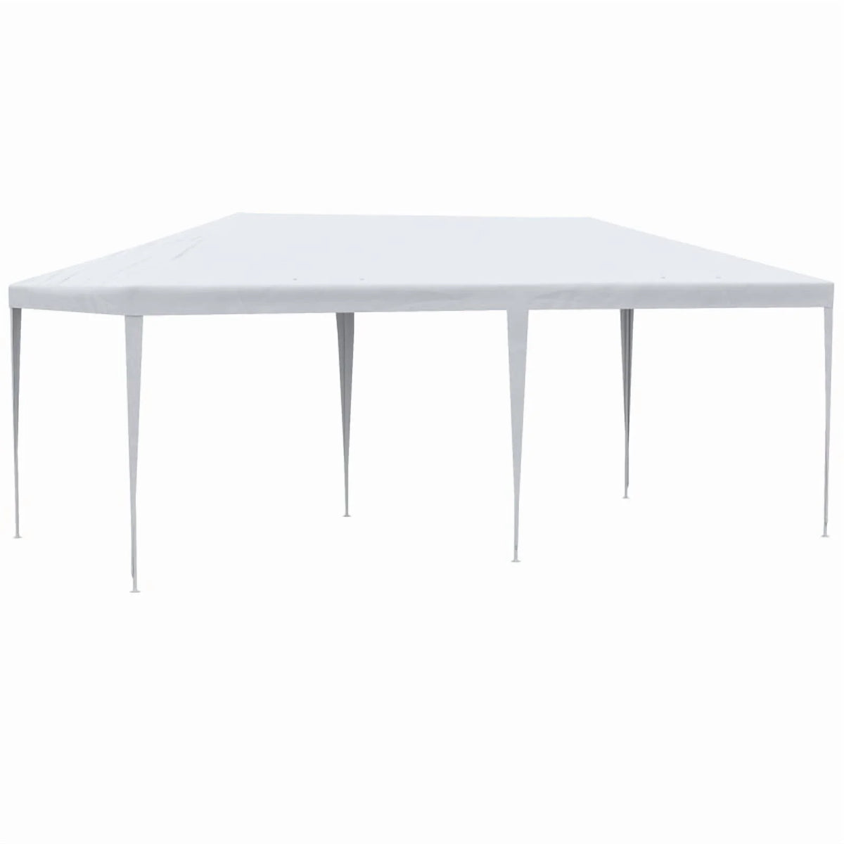Outsunny 10' x 20' Large Party Tent, Events Shelter Canopy Gazebo with 4 Removable Side Walls, Shade Shelter for Weddings, White On-Site