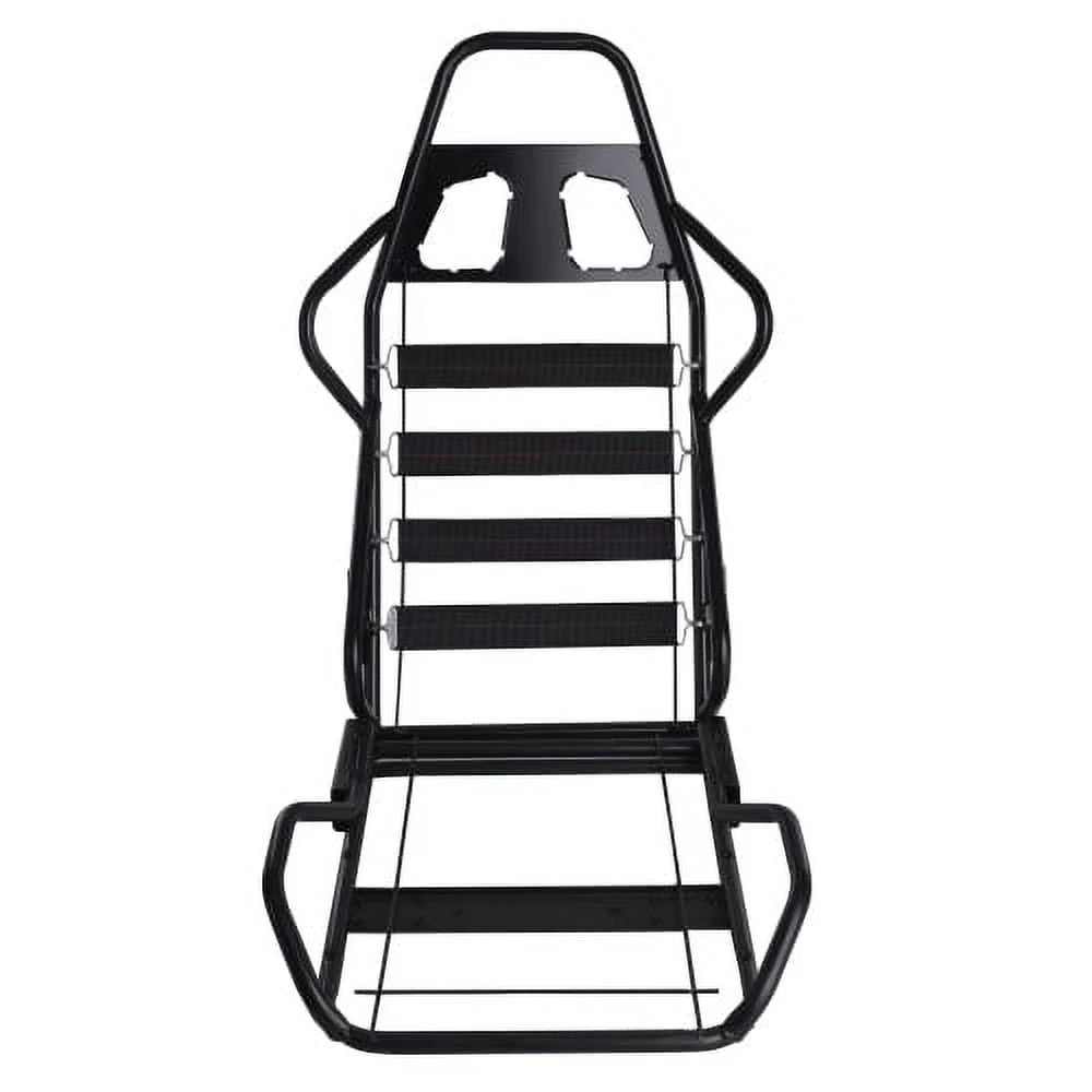 Racing Seat High Quality Pvc With Suade Material Double Slider, 2Pcs, Red