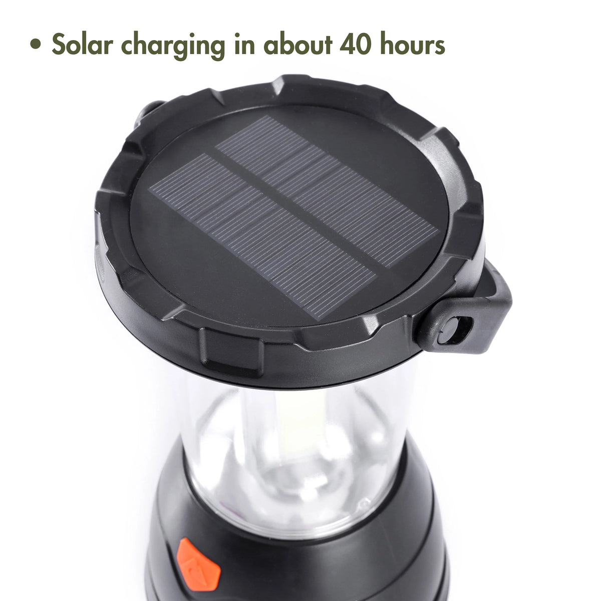 Ozark Trail Triplex LED Survival Lantern, 800 Lumens, Rechargeable, Solar, and Crank, Model 31625