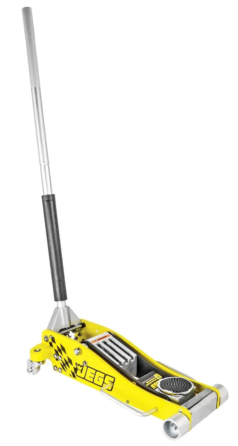 JEGS 80077 Professional Low-Profile Aluminum Floor Jack 3-Ton Low-Profile: 3 1/2