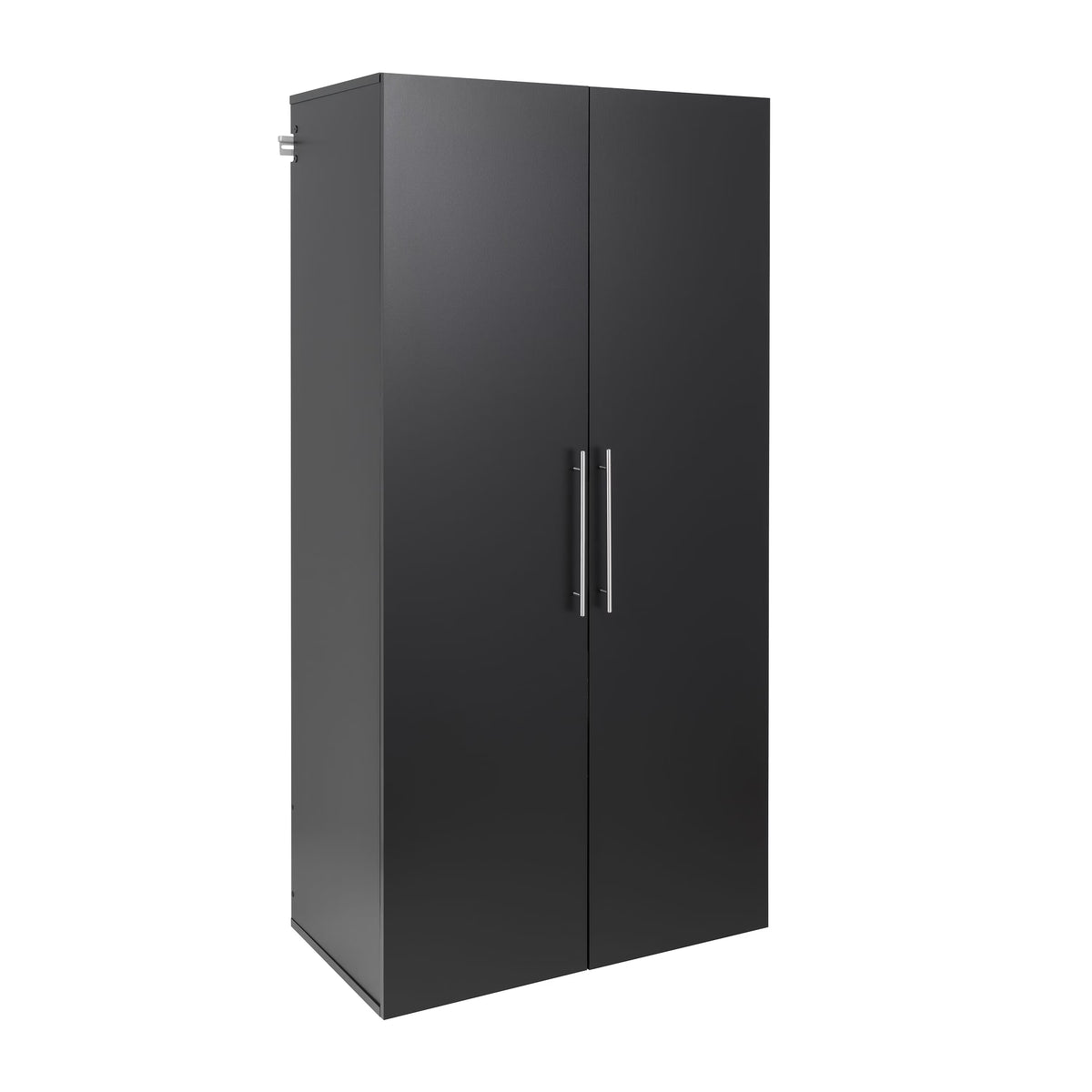 Prepac HangUps Large Storage Cabinet - Immaculate Light Gray 36" Cabinet with Storage Shelves and Doors; Ideal for Bin and General Storage Solutions