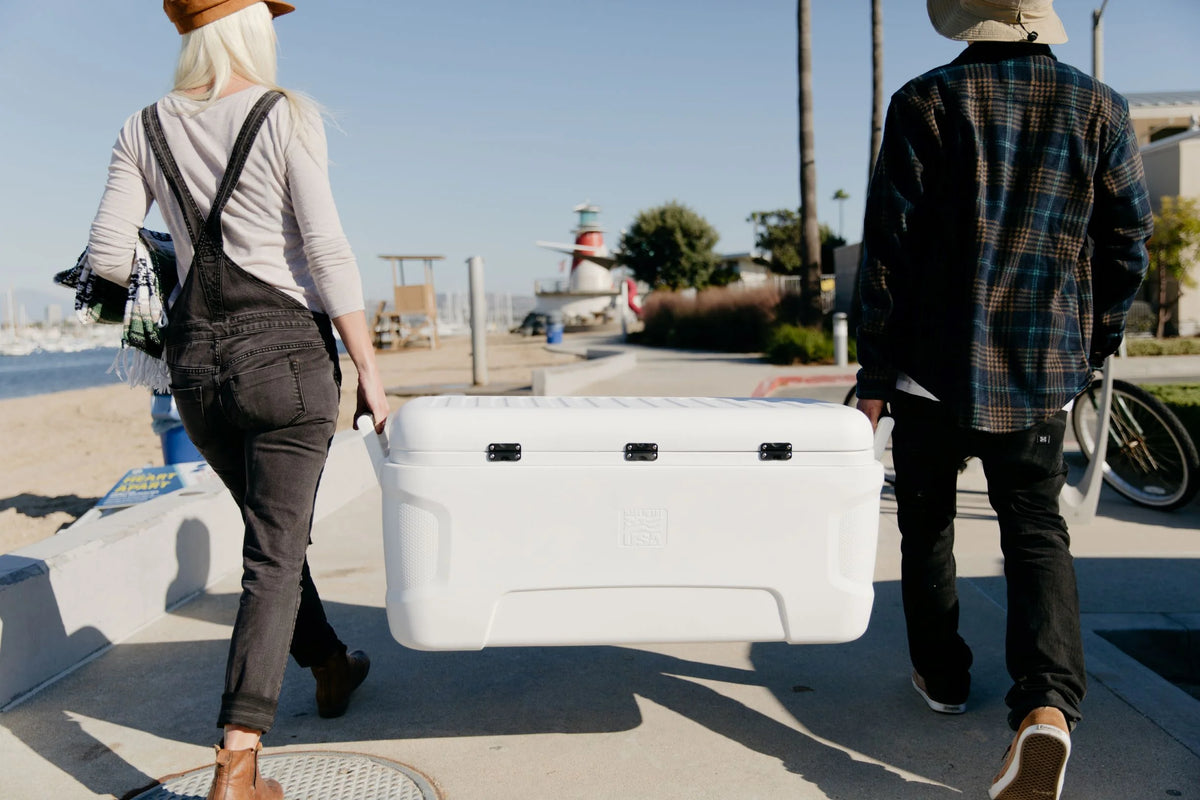 Igloo 120 qt. 5-Day Marine Ice Chest Cooler, White
