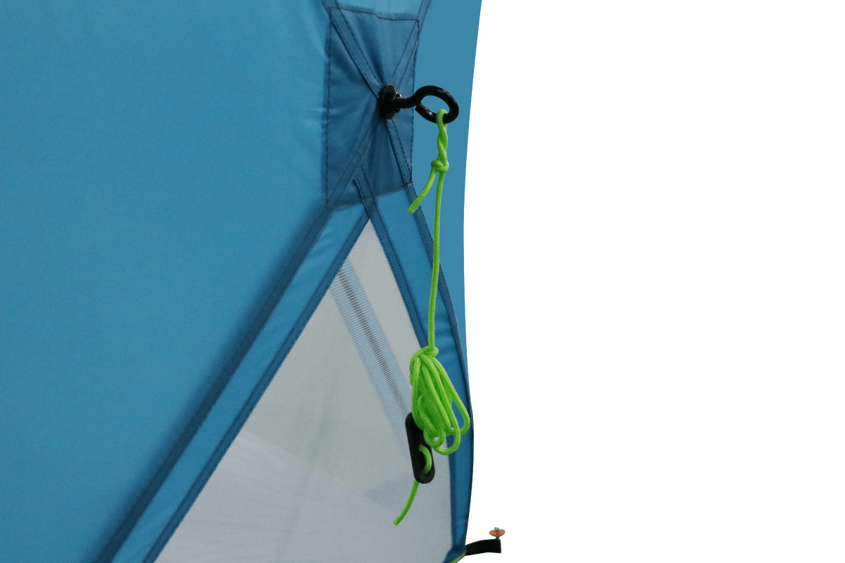 Ozark Trail 6.8 ft x 5.9 ft Pop-up Beach Shelter, Blue