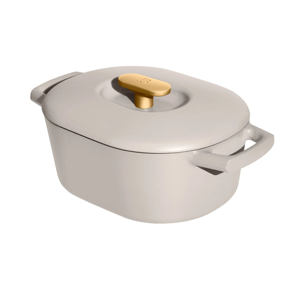 Beautiful 6 Quart Enamel Dutch Oven, Black Sesame by Drew Barrymore