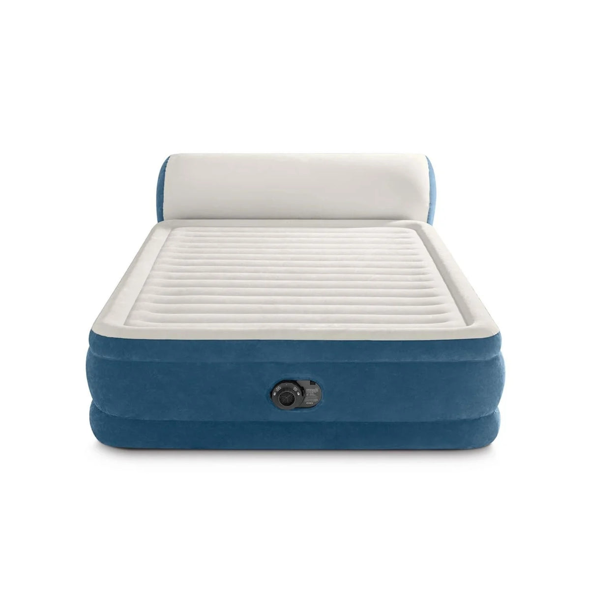Intex Queen Dura-Beam Deluxe Series Comfort Headboard Airbed with Internal Pump