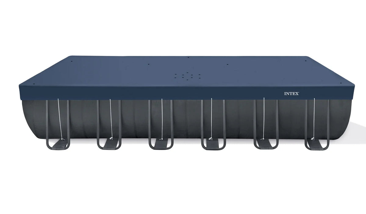 Intex 24FT X 12FT Rectangular All-Season Deluxe Winter Pool Cover for Above Ground Pools
