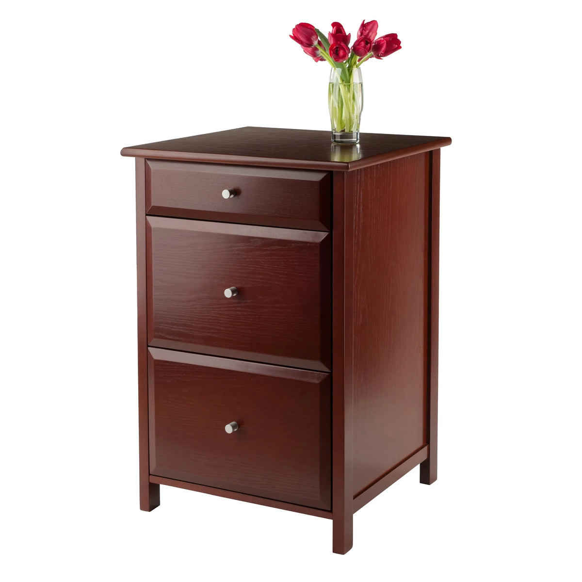Winsome Delta Home Office File Cabinet, White Finish
