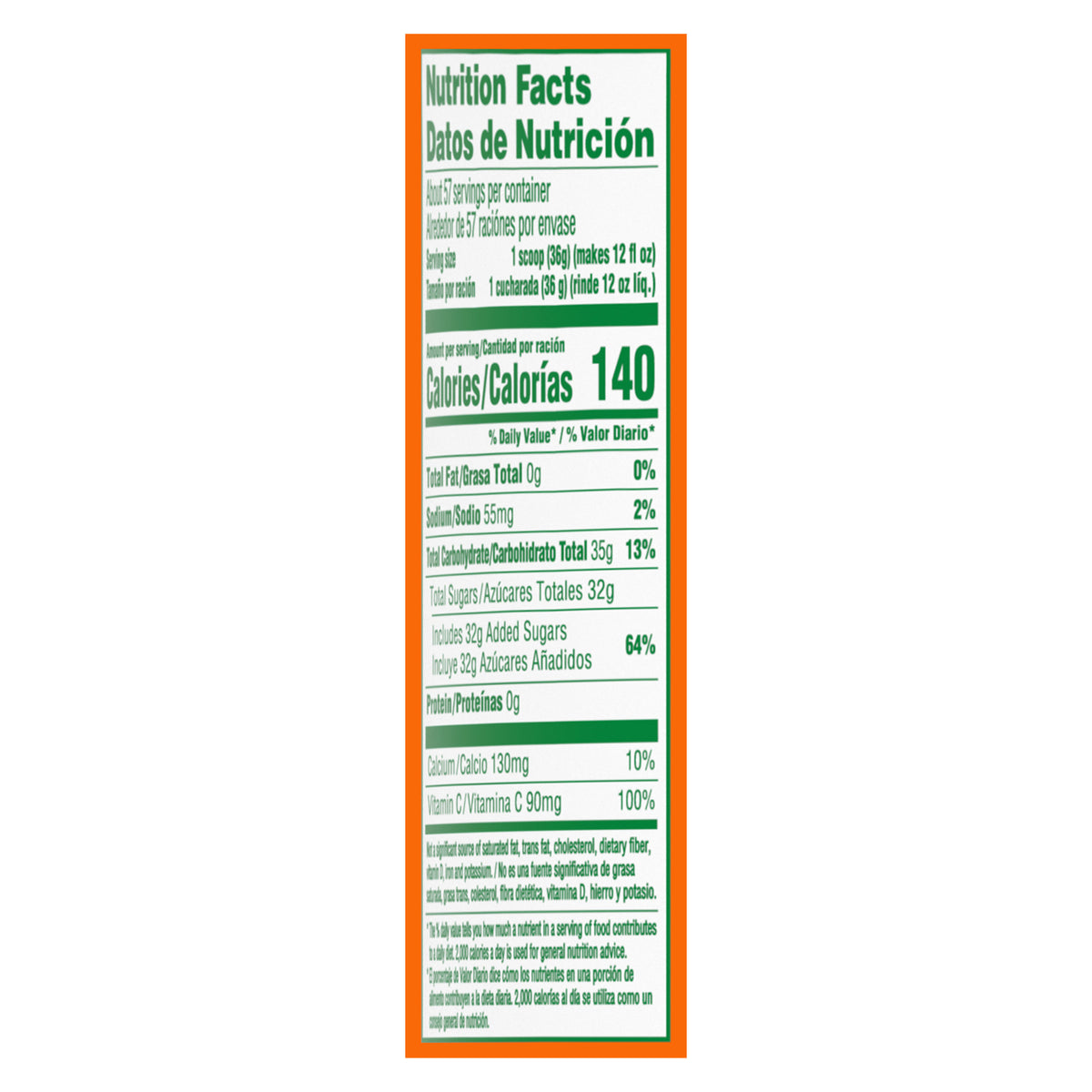 Tang, Drink Mix, Orange, 72 oz
