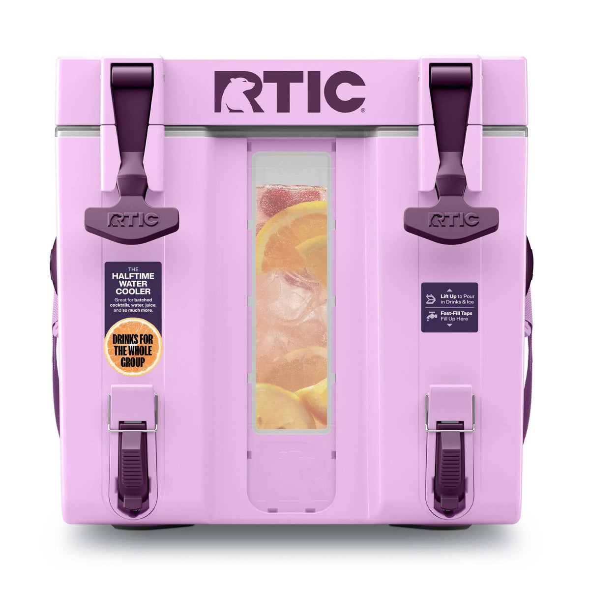 RTIC Halftime Water Cooler, 3 Gallon Hard-Sided Water Cooler, White
