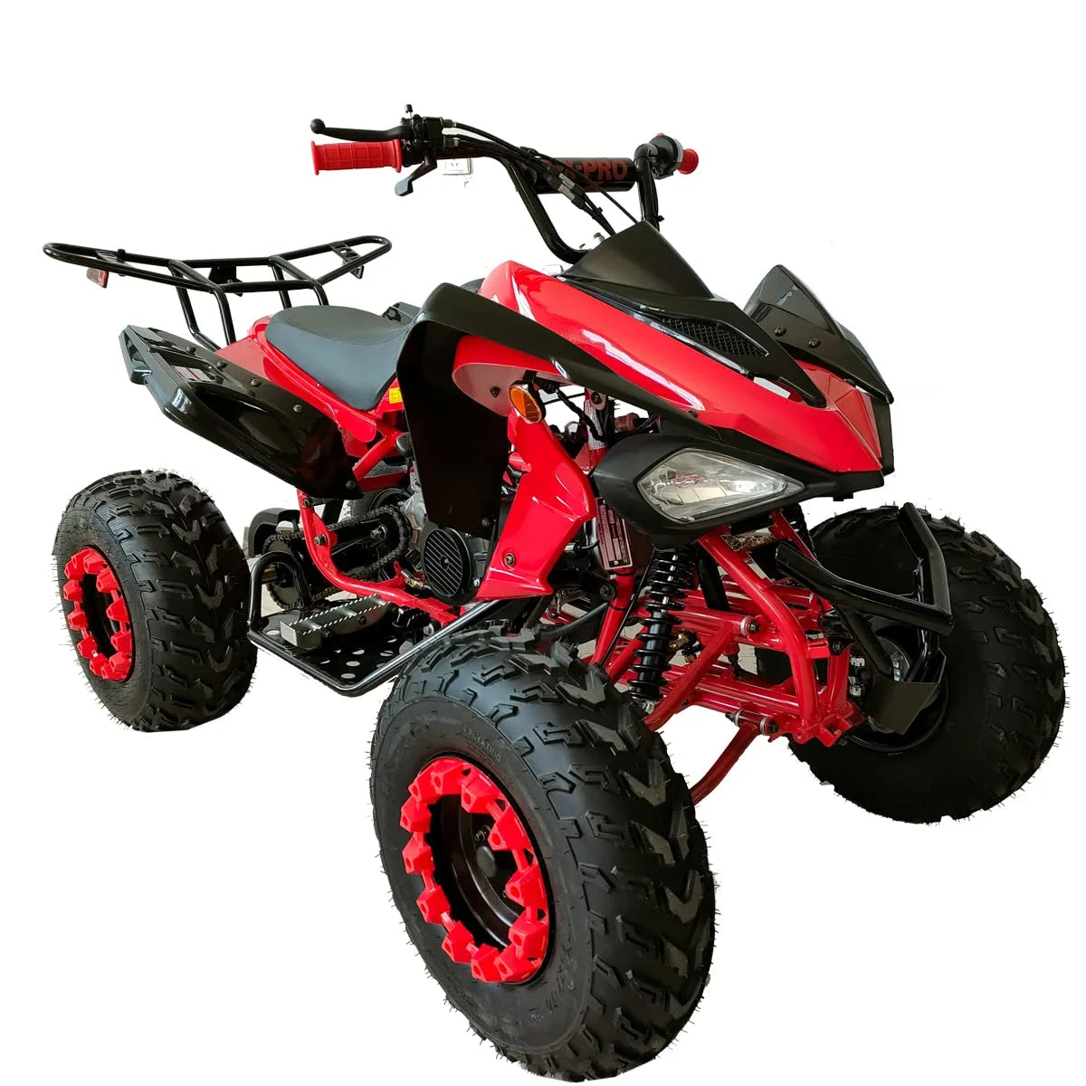 X-Pro Brand New 200cc Gas ATV, Automatic Transmission with Reverse LED Headlights Big 23"/22" Tires