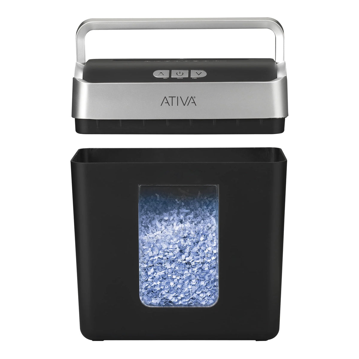 Ativa? 8 Sheet Micro-Cut Lift-Off Shredder With Handle, OMM83B