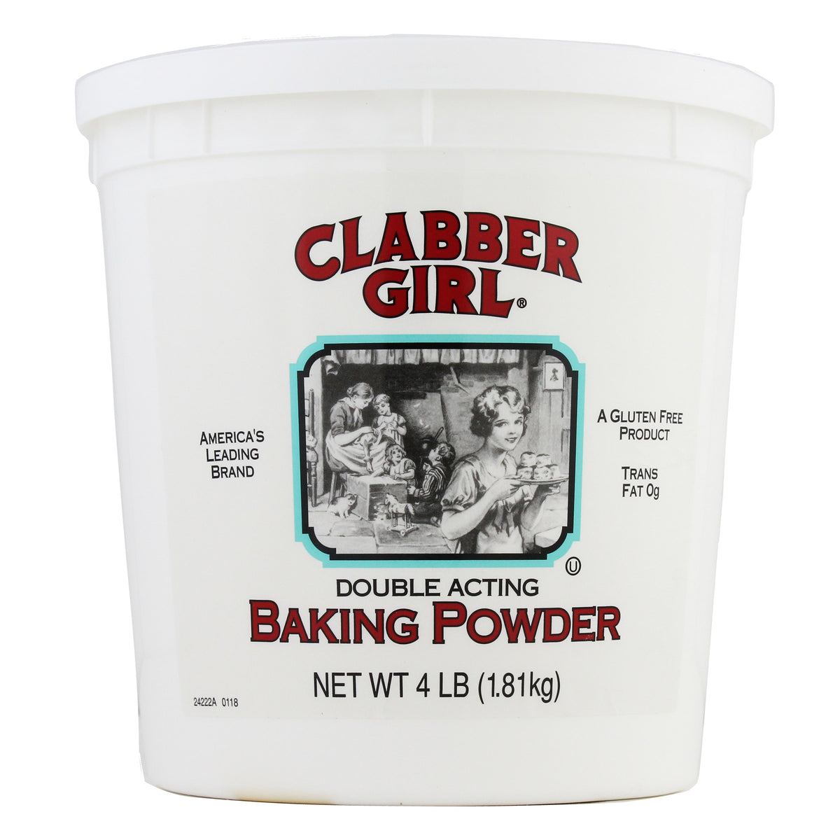 Clabber Girl, Baking Powder, 4 lbs