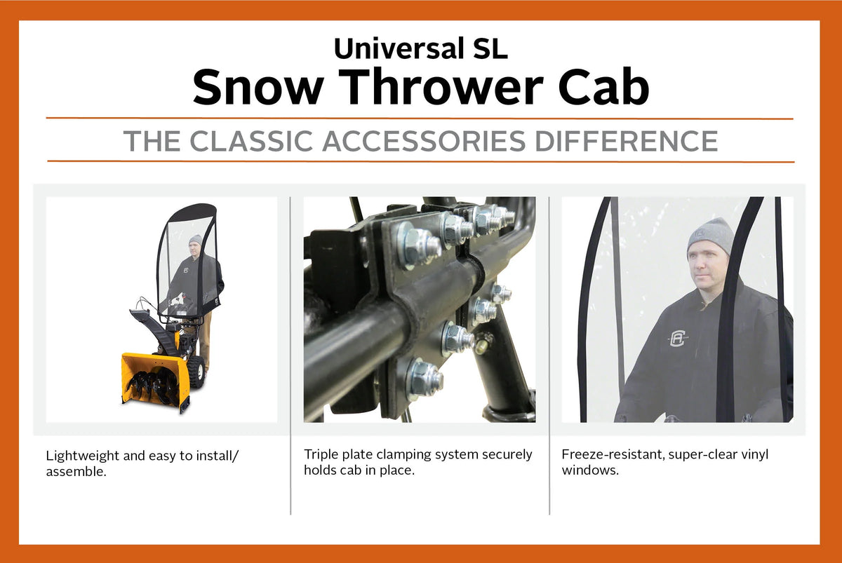Classic Accessories Universal SL Snow Thrower Cab