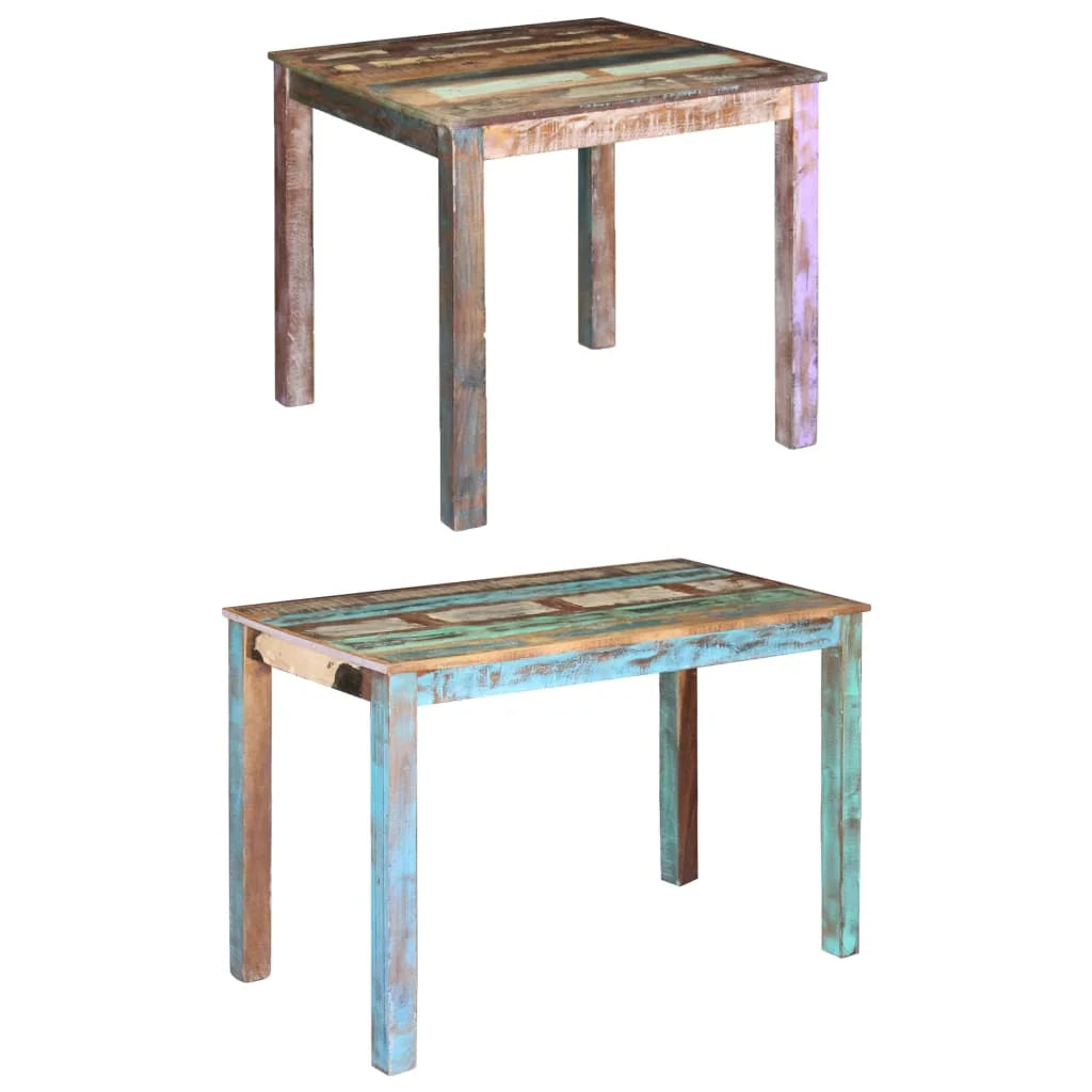 vidaXL Dining Table Kitchen Table Home Dining Room Table Solid Reclaimed Wood