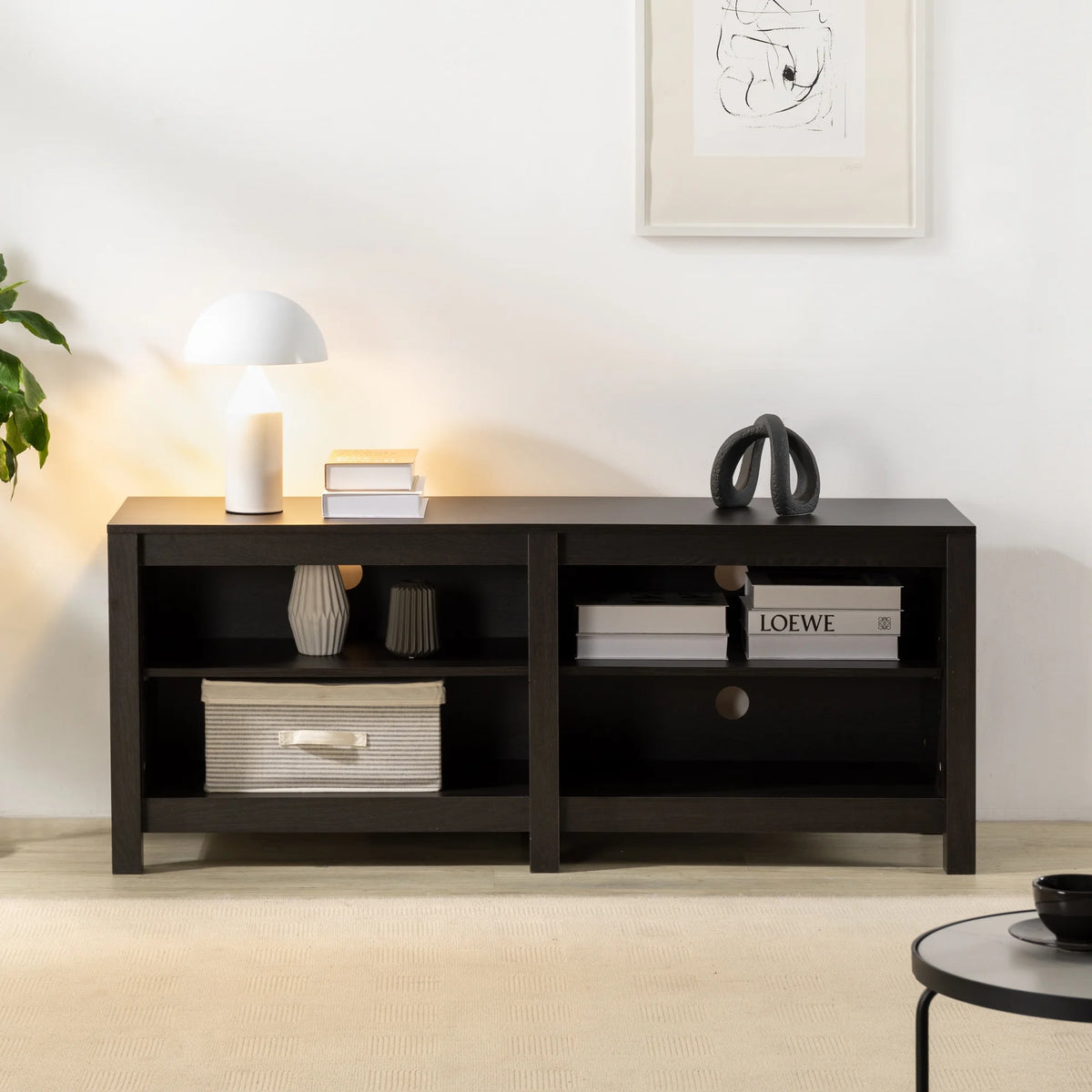 Zinus Camden TV Stand for TVs up to 65", Espresso