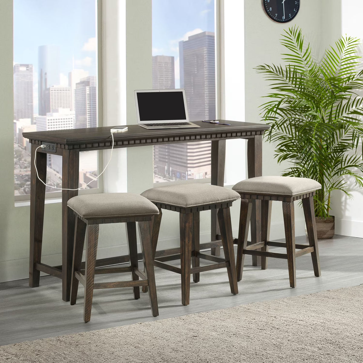 Picket House Furnishings Drew Multipurpose Bar Table Set
