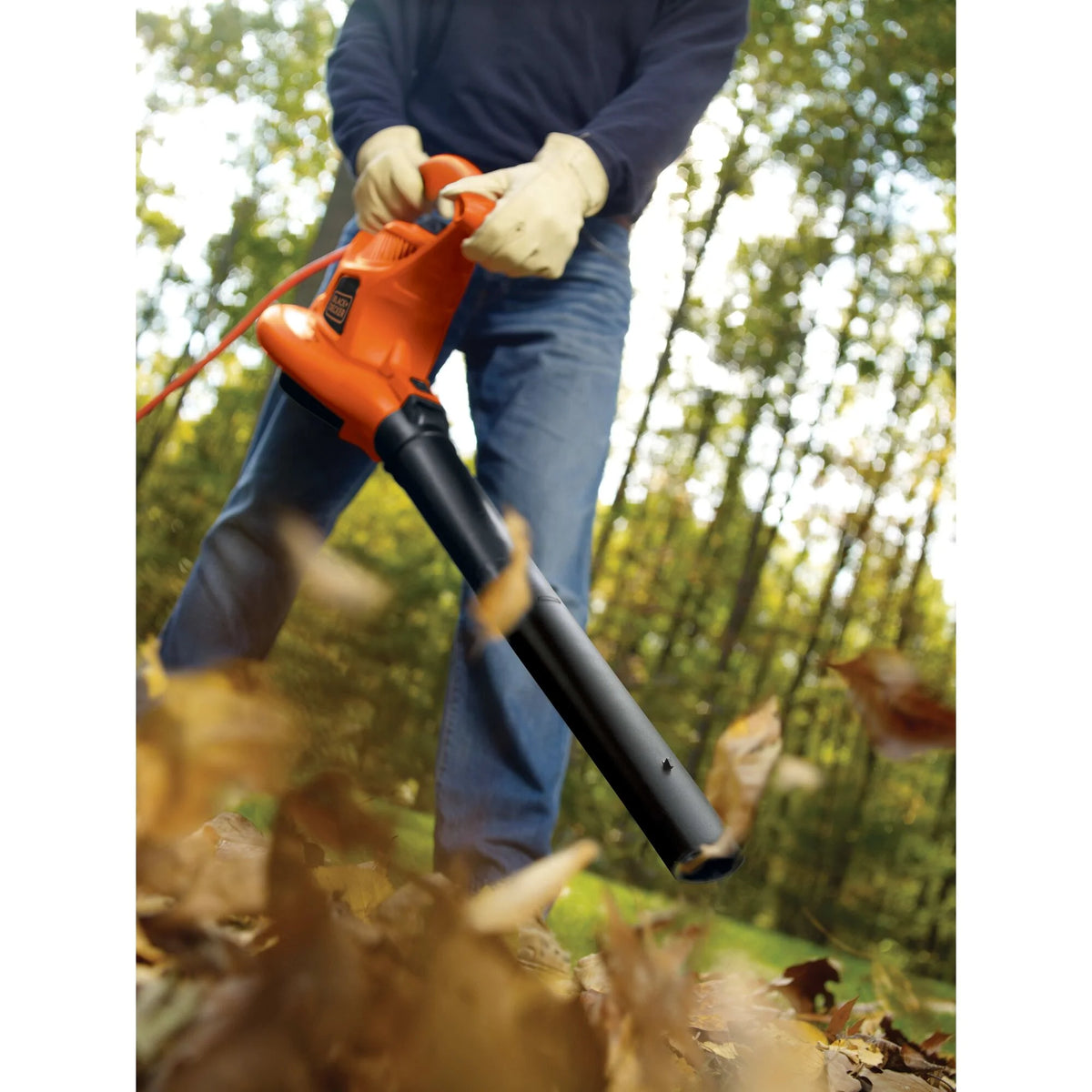 BLACK+DECKER 12 Amp High Performance Blower/Vacuum/Mulcher, (BV6600)