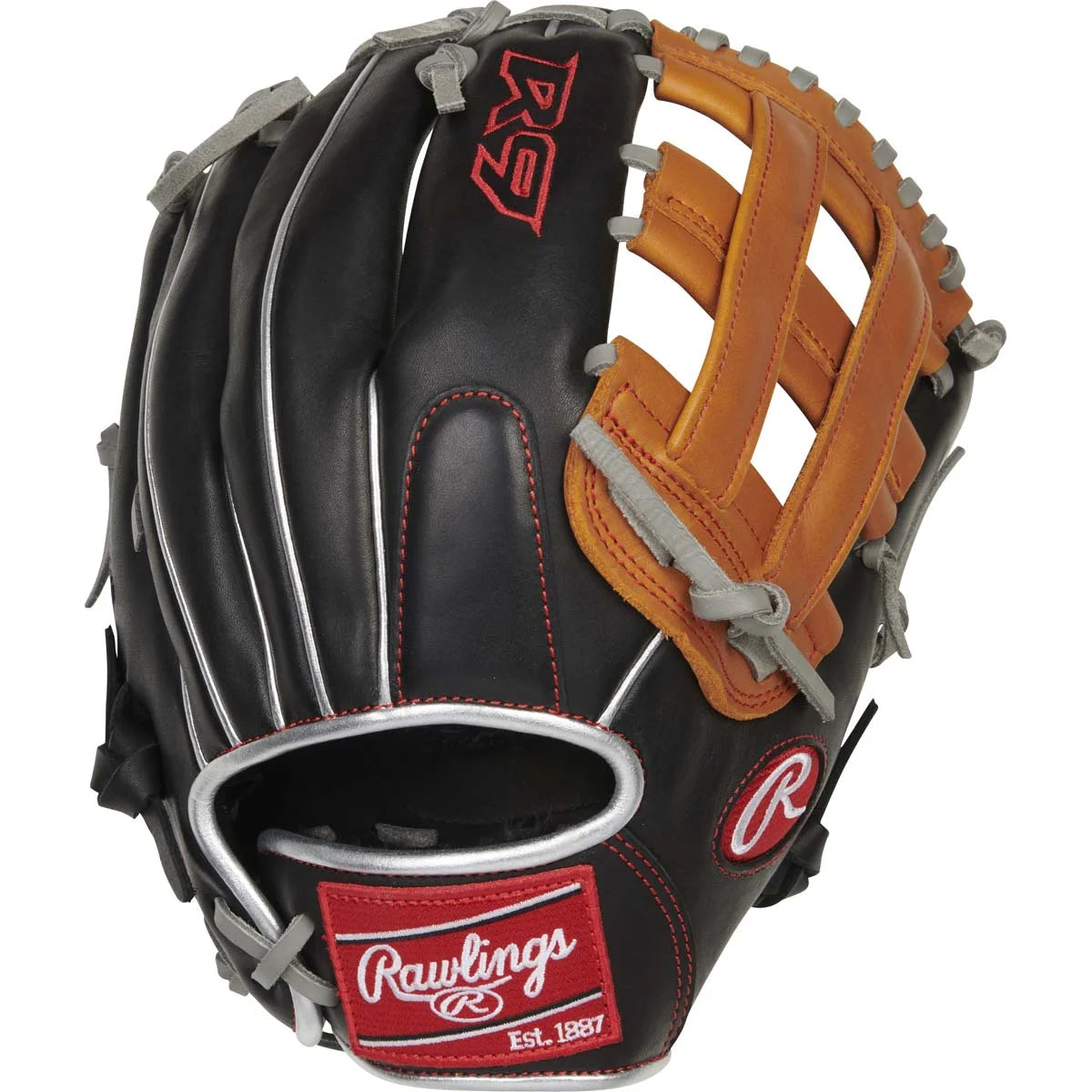 Rawlings R9 ContoUR 12-inch Glove | Right Hand Throw | Outfield
