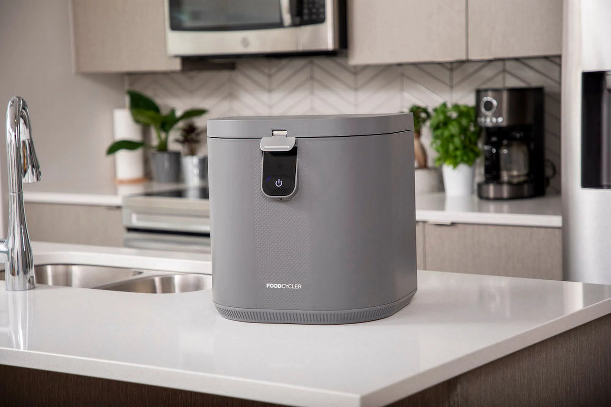 FoodCycler Eco 5 Odorless Indoor Compost Electric Food Waste Disposer 5L, Gray