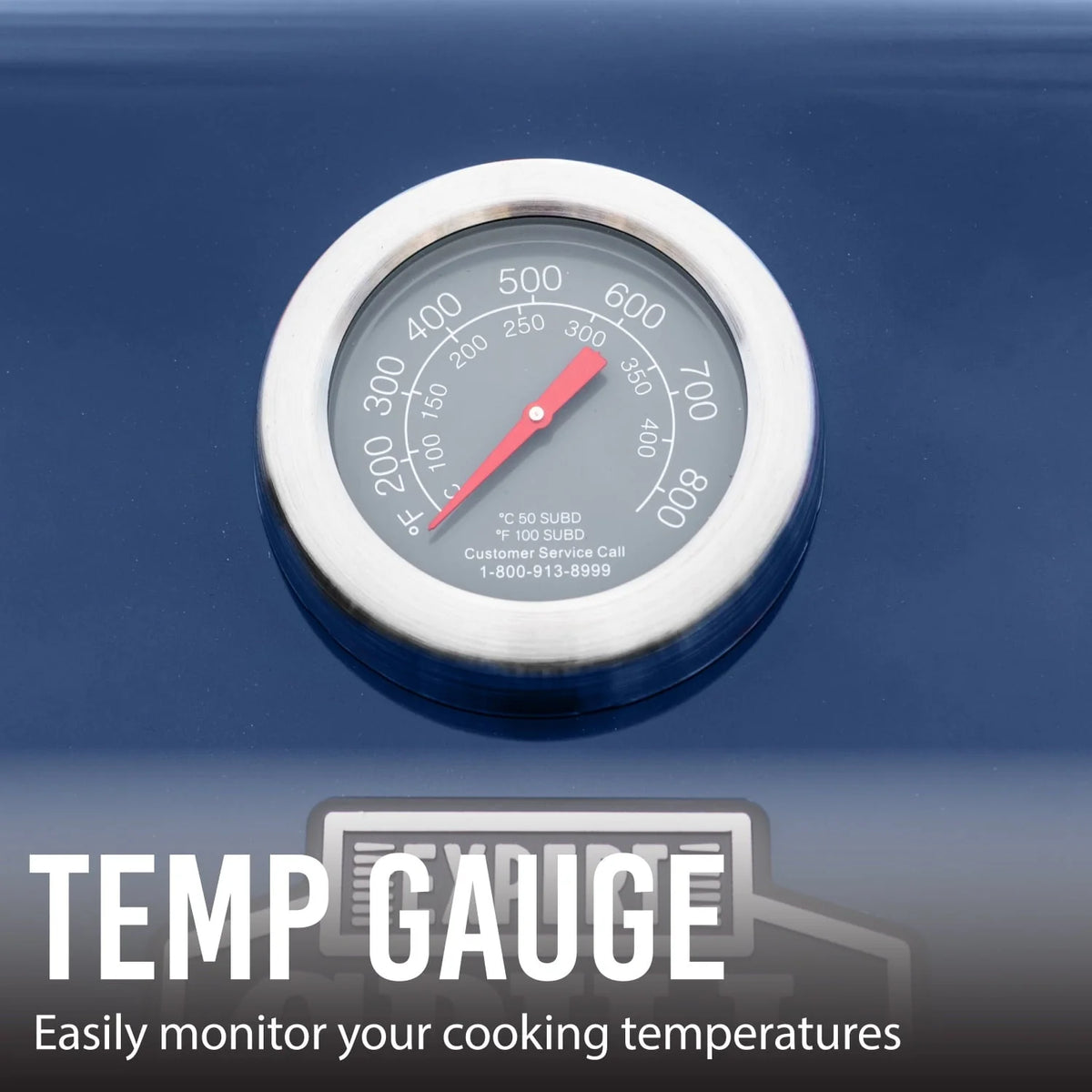 Expert Grill 4 Burner with Side Burner Propane Gas Grill in Blue