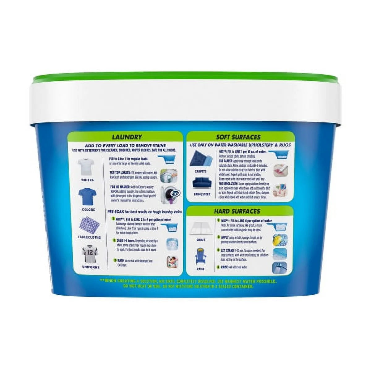 OxiClean Free Versatile Stain Remover, Safe on Colors, 3lbs. - Pack of 6