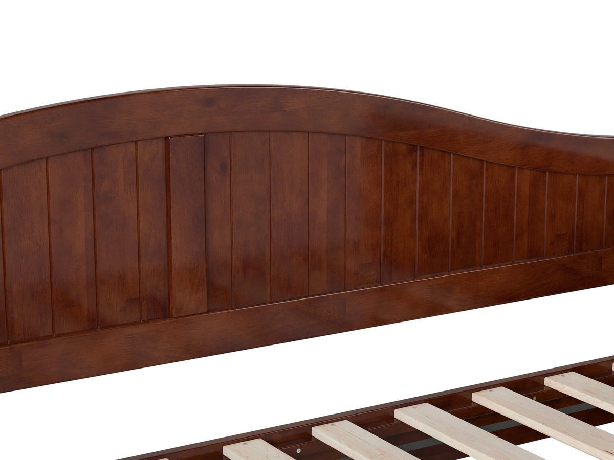 AFI Nantucket Wood Twin Size Daybed Frame Walnut