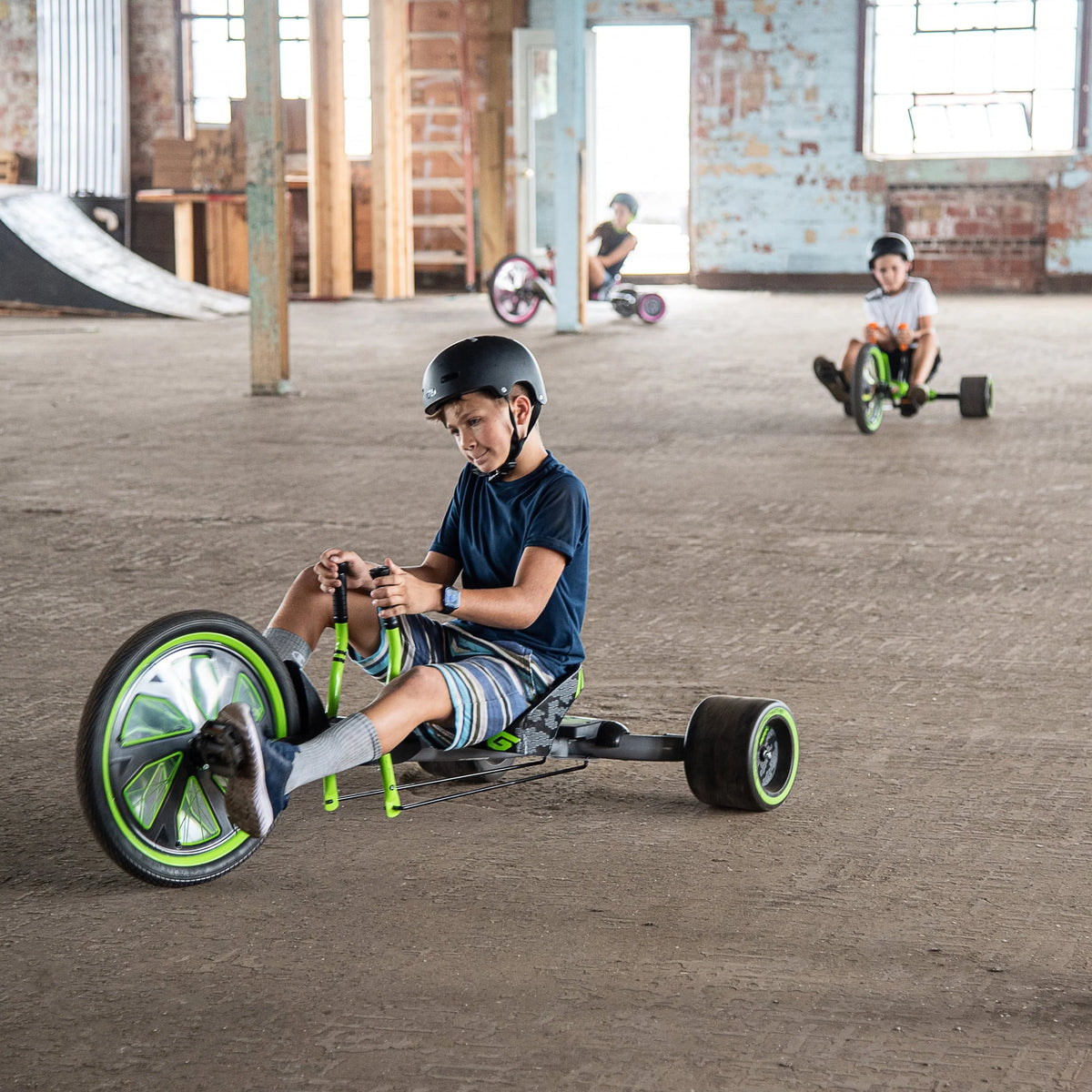 Huffy Green Machine 20-inch 3-Wheel Tricycle in Green and Gray