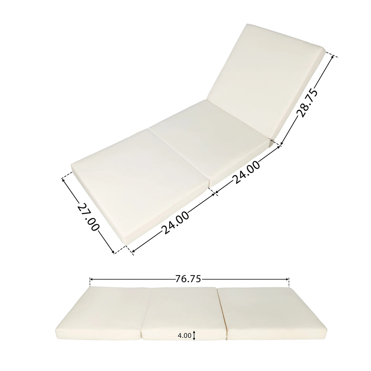 Patio Seating LOUNGE CHAISE SET, ACACIA WOOD WITH WATER-RESISTANT LOUNGE CUSHIONS (CREAM & 4 INCH THICK) - MATCHING DARK GREY VERSION AVAILABLE,Outdoor Seating